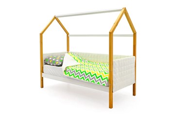 Детская кровать-домик «Svogen белая-дерево» мягкая в Стерлитамаке