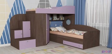 Детская кровать-шкаф Кадет-2, корпус Бодего, фасад Ирис в Стерлитамаке