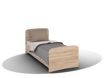 Кровать детская ВЕГА Кровать Кр-08 900 с плоским основанием (Сонома) в Стерлитамаке