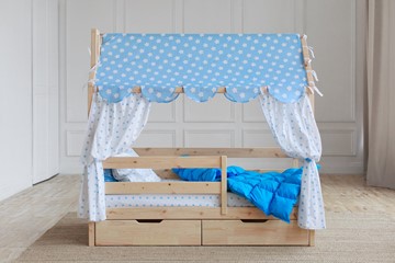 Кровать детская Домик с ящиками, без покраски в Стерлитамаке