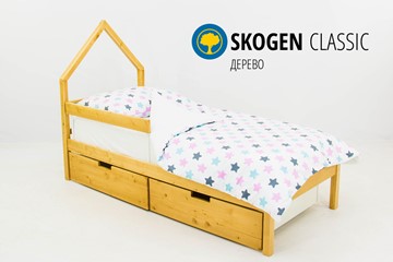 Кровать-домик детская мини Skogen дерево в Уфе