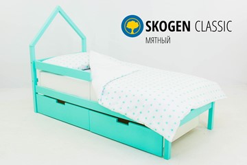 Кровать-домик в детскую мини Skogen мятная в Уфе