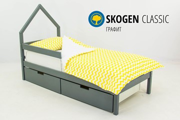 Кровать-домик мини Skogen графит в Стерлитамаке
