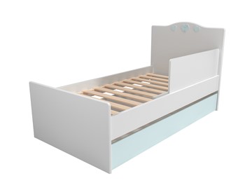Детская кровать с ящиком и ограничителем НМ 041.07 «Лилу/Птички» в Уфе
