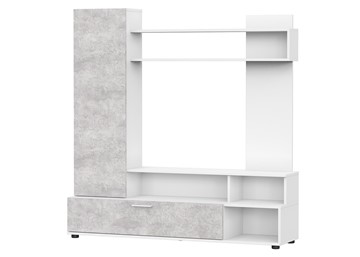 Набор мебели в гостиную МГС-9, белый/цемент светлый в Стерлитамаке