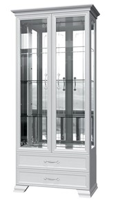 Шкаф-витрина Грация ШР-2, белый, 4 стекла в Стерлитамаке