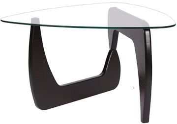 Стеклянный столик в гостиную Берген-3, черный в Уфе