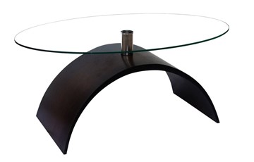 Стеклянный столик КРОНИД Колизей-7, цвет венге в Стерлитамаке