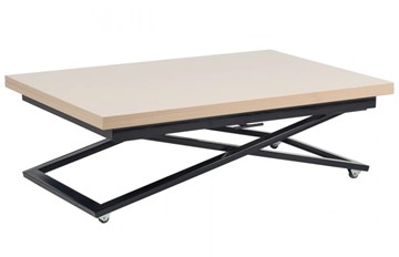 Складной стол-трансформер СТОЛБУРГ Compact GL, Капучино/Черный в Стерлитамаке