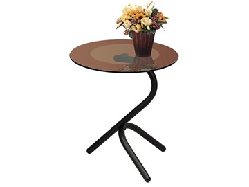 Стеклянный столик Дуэт 5 (черный-тонированное) в Стерлитамаке