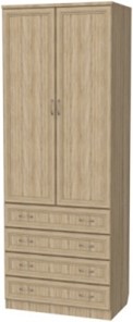 Распашной шкаф 103 со штангой, цвет Дуб Сонома в Уфе