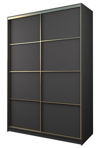 Шкаф 2-х дверный MAX МШ-23-6-16-11, Профиль Золото/Цвет Графит в Стерлитамаке