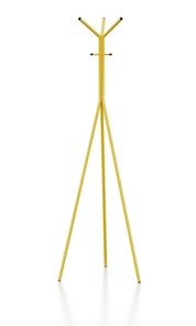 Вешалка напольная Крауз-11, цвет желтый в Уфе