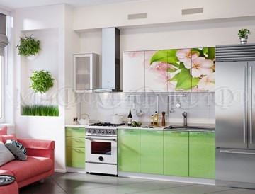 Кухонный гарнитур фотопечать Яблоневый цвет 2,0 в Уфе