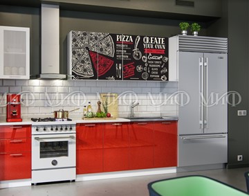 Готовая кухня фотопечать Пицца 1,8 в Уфе