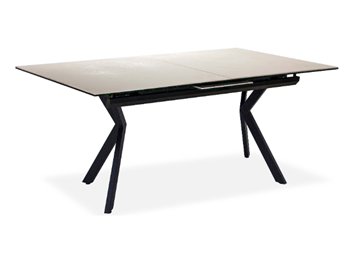 Кухонный раскладной стол Кубика Бордо 1CX 140х85 (Oxide Avorio/Графит) в Стерлитамаке