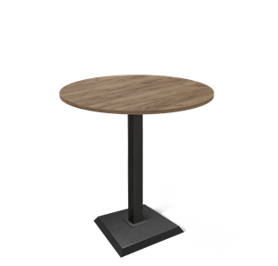 Маленький кухонный стол SHT-TU5-BS2/H110 / SHT-TT 90 ЛДСП (дуб галифакс табак/черный) в Стерлитамаке