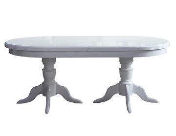 Овальный кухонный стол 3,0(3,5)х1,1 на двух тумбах, (стандартная покраска) в Уфе