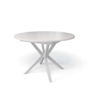 Стол со стеклянной столешницей Kenner B1100 (Белый/Стекло белое сатин) в Стерлитамаке