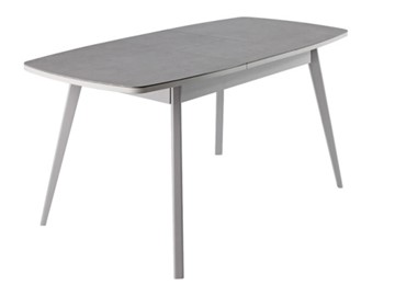 Кухонный стол раздвижной Артктур, Керамика, grigio серый, 51 диагональные массив серый в Уфе