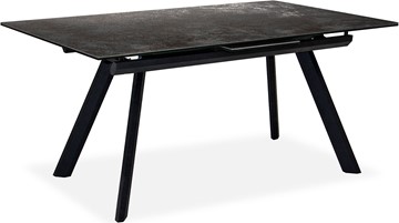 Обеденный раздвижной стол Бордо 2CQ 160х90 (Oxide Nero/Графит) в Стерлитамаке