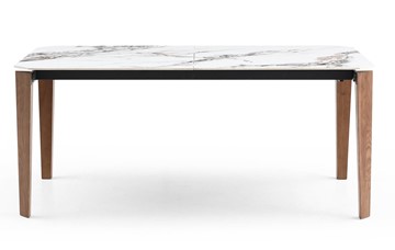 Керамический кухонный стол DT8843CW (180) белый мрамор  керамика в Уфе