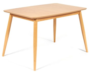 Кухонный раздвижной стол Pavillion (Павильон) бук/мдф 80x120+40x75, Натуральный арт.13982 в Уфе