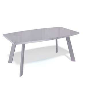 Стеклянный обеденный стол SL1600 (серый/стекло серое глянец) в Уфе