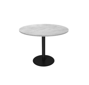 Небольшой стол SHT-TU43 / SHT-TT 90 ЛДСП (бетон чикаго светло-серый/черный муар) в Стерлитамаке