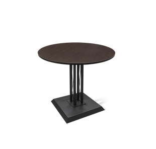 Мини-стол на кухню SHT-TU6-BS2 / SHT-TT 80 ЛДСП (венге/черный) в Уфе
