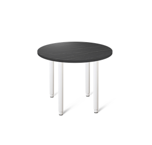 Кухонный обеденный стол SHT-TU65 / SHT-TT 80 ЛДСП (камень пьетра гриджио черный/белый) в Стерлитамаке