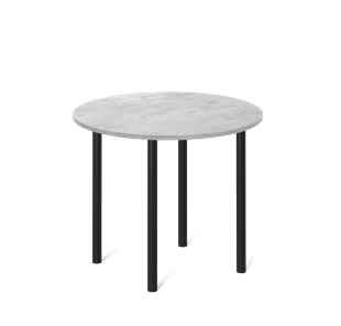Кухонный обеденный стол SHT-TU66 / SHT-TT 90 ЛДСП (бетон чикаго светло-серый/черный) в Стерлитамаке