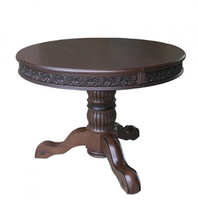 Деревянный стол Милорд 110х160, Орех + Патина в Уфе