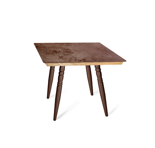Керамический стол SHT-TU15 (4 шт.)/ТT8 60/60 (медный металлик/прозрачный лак/коричневая сепия) в Уфе