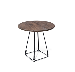 Круглый стол на кухню SHT-TU23/H71/ТT 80 (темно-серый/палисандр) в Уфе