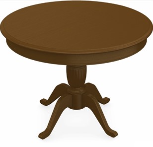 Овальный стол Леонардо-1 исп. Круг 1000, тон 2 (Морилка/Эмаль) в Стерлитамаке