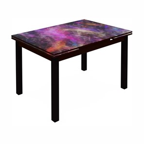 Кухонный стол раскладной Шанхай исп.1 металл. крашенные №21 (Exclusive h152/черный) в Уфе