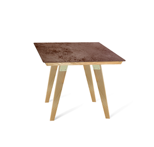 Керамический обеденный стол SHT-TU16 (4 шт.)/ТT8 60/60 (прозрачный лак/прозрачный лак/коричневая сепия) в Салавате
