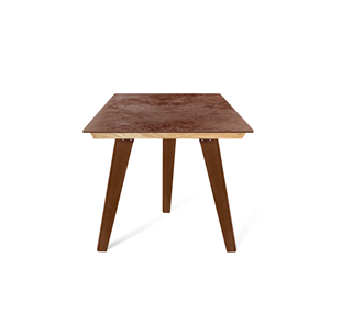 Керамический обеденный стол SHT-TU16 (3 шт.)/ТT8 60/60 (темный орех/прозрачный лак/коричневая сепия) в Салавате