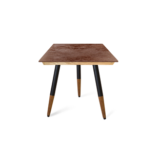Керамический обеденный стол SHT-TU12 (3 шт.)/ТT8 60/60 (черный/темный орех/прозрачный лак/коричневая сепия) в Уфе
