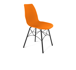Обеденный стул SHT-ST29/S107 (оранжевый ral2003/черный муар) в Уфе