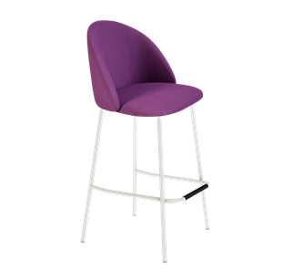 Барный стул SHT-ST35 / SHT-S29P (ягодное варенье/белый муар) в Стерлитамаке