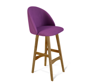 Барный стул SHT-ST35 / SHT-S65 (ягодное варенье/светлый орех) в Стерлитамаке