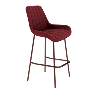 Барный стул SHT-ST37 / SHT-S29P (рубиновое вино/медный металлик) в Стерлитамаке