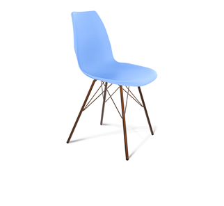 Обеденный стул SHT-ST29/S37 (голубой pan 278/медный металлик) в Уфе