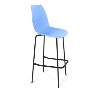 Барный стул SHT-ST29/S29 (голубой pan 278/черный муар) в Стерлитамаке