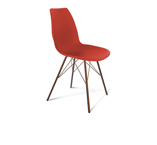 Кухонный стул SHT-ST29/S37 (красный ral 3020/медный металлик) в Уфе