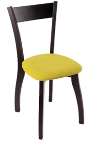 Обеденный стул Лугано каркас массив венге, велюр - мазерати олива в Уфе