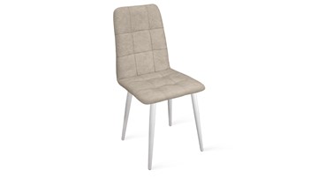 Обеденный стул Аспен К1С (Белый матовый/Микровелюр Duna Brilliant) в Уфе