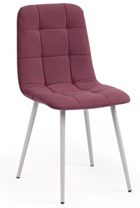 Обеденный стул CHILLY MAX 45х54х90 сливовый 16/белый арт.18286 в Стерлитамаке